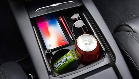 Voltique™ Center Console Organizer – Model S / Model X (2016–2021)