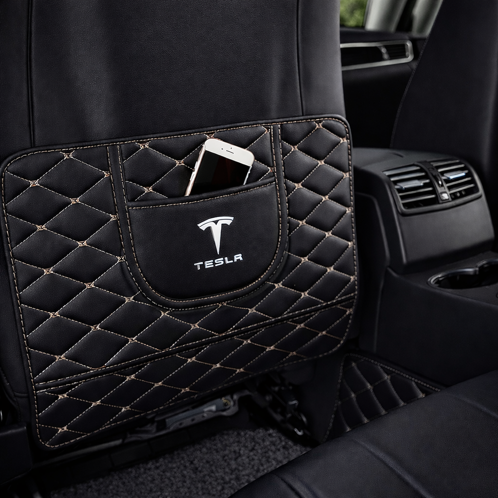 Voltique™ Rear Seatback Protector – Model 3 / Model Y (2020–2024)