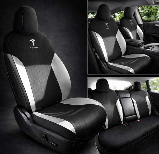 Voltique™ Suede Seat Covers – Model 3 / Model Y Custom Fit