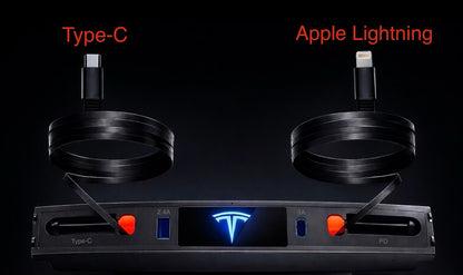Voltique™ Center Console USB Hub – Model 3 / Model Y Fast Charge
