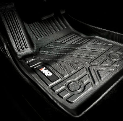 Voltique™ All-Weather Floor Mats – Model 3 (2024–2026) 6-Piece Set
