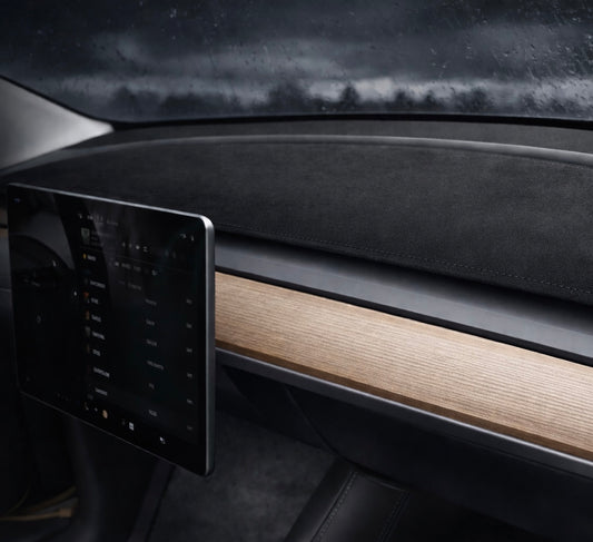 Voltique™ Premium Dashboard Cover – Model 3 / Model Y