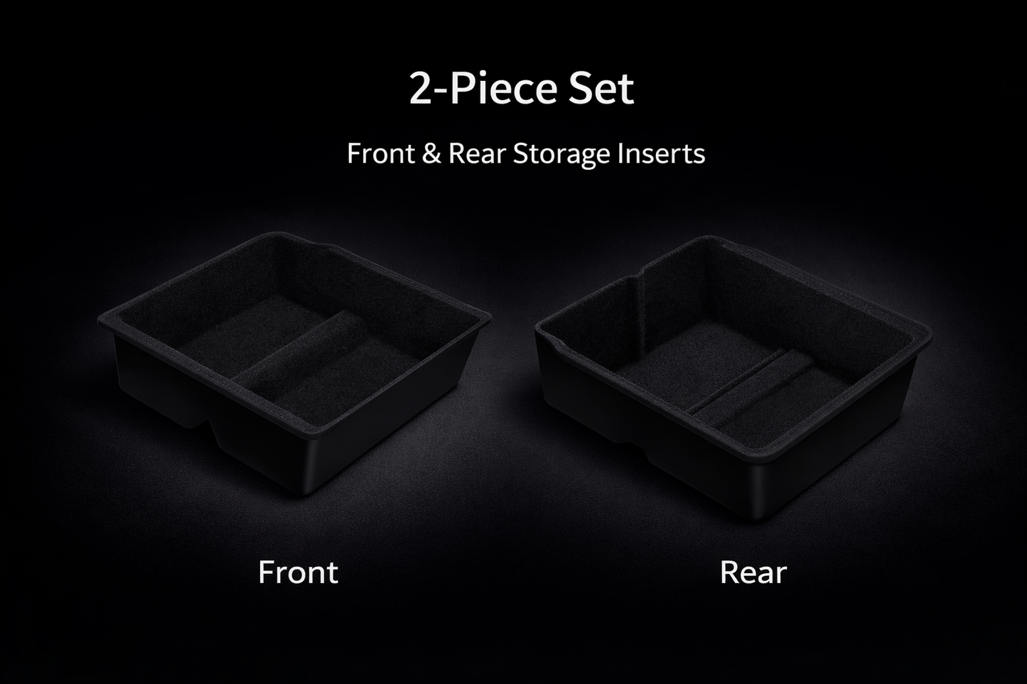Voltique™ Center Console Storage Insert Set – Model 3 / Model Y