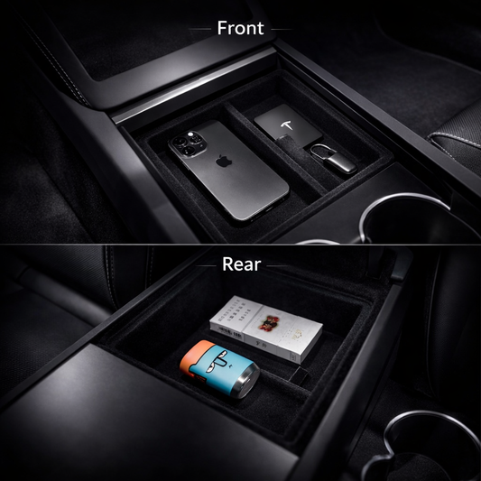 Voltique™ Center Console Storage Insert Set – Model 3 / Model Y