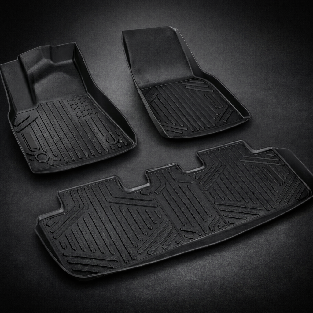 Voltique™ All-Weather Floor Mats – Model Y (2021–2024) Full Set