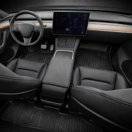Voltique™ All-Weather Floor Mats – Model Y (2021–2024) Full Set