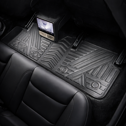Voltique™ All-Weather Floor Mats – Model 3 (2024–2026) 6-Piece Set