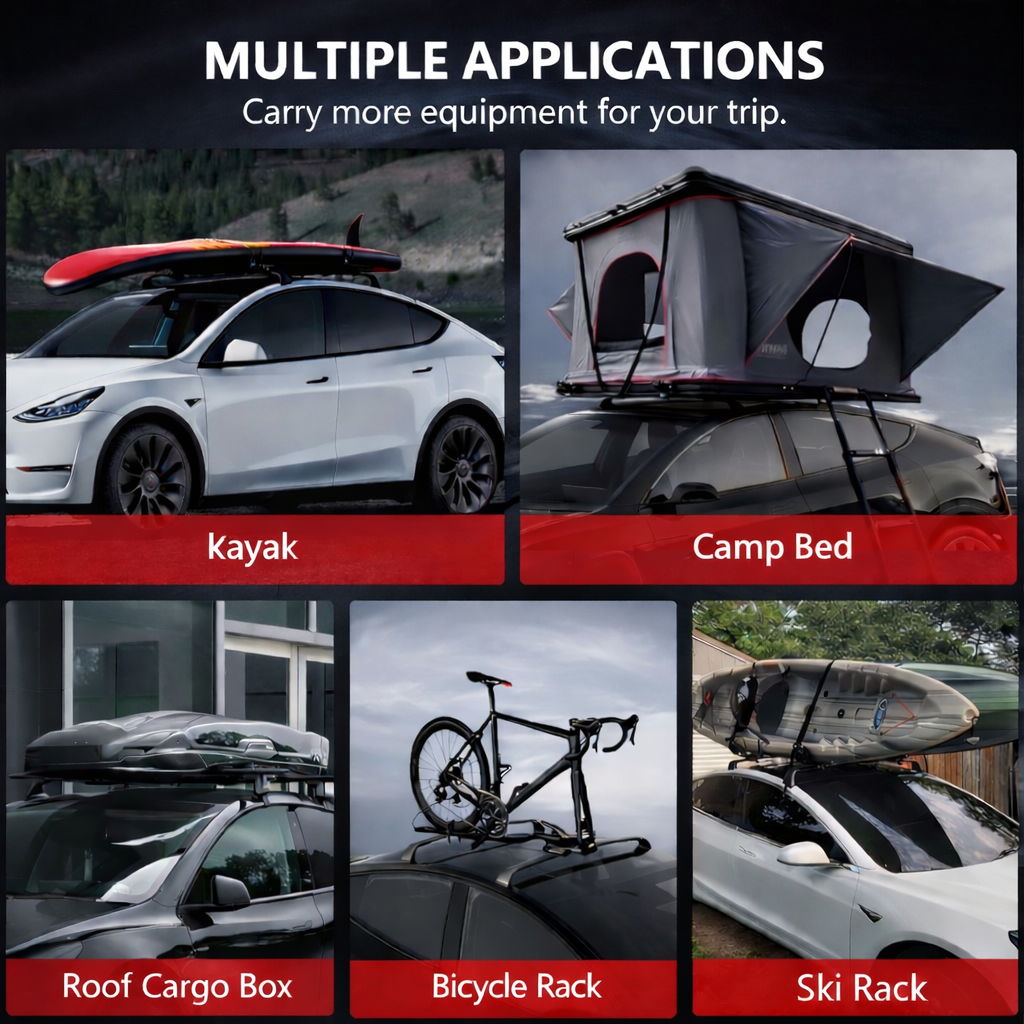 Voltique™ AeroLock Roof Rack Crossbars – Model Y (2020–2024)