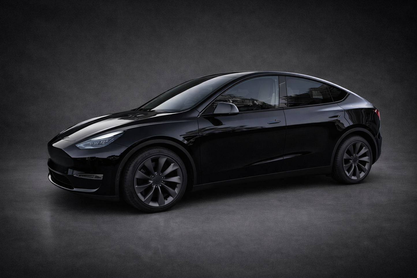 Voltique™ Blade Wheel Covers – Model 3 / Model Y 19" Matte Black (Set of 4)