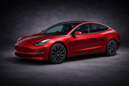 Voltique™ Uberturbine Wheel Covers – Model 3 / Model Y 18" Matte Black (Set of 4)