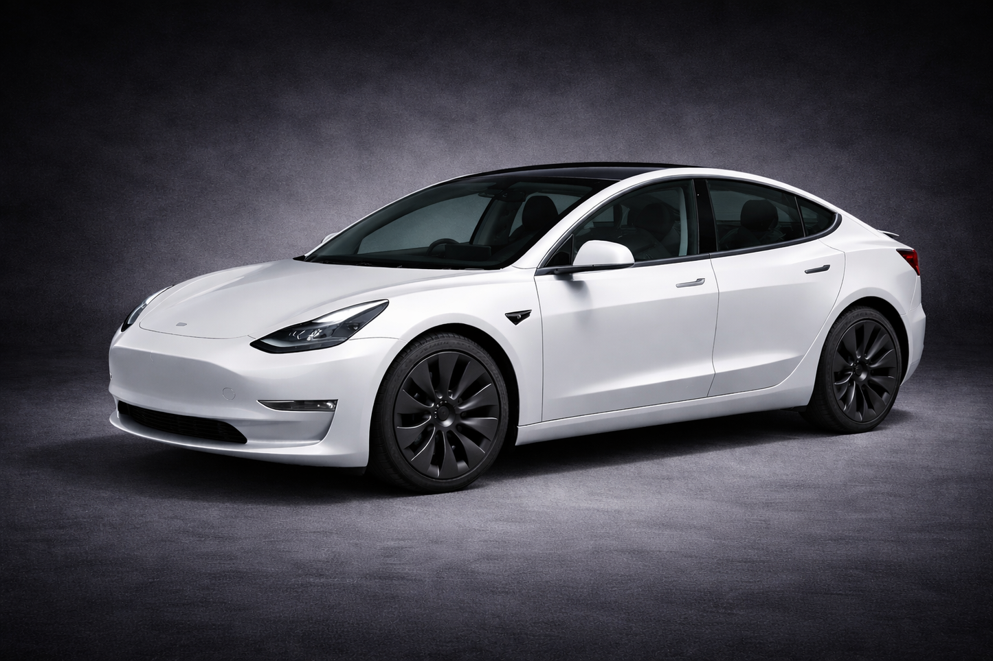Voltique™ Uberturbine Wheel Covers – Model 3 / Model Y 18" Matte Black (Set of 4)