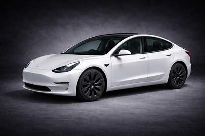 Voltique™ Uberturbine Wheel Covers – Model 3 / Model Y 18" Matte Black (Set of 4)