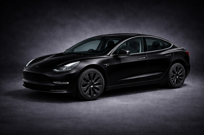 Voltique™ Uberturbine Wheel Covers – Model 3 / Model Y 18" Matte Black (Set of 4)