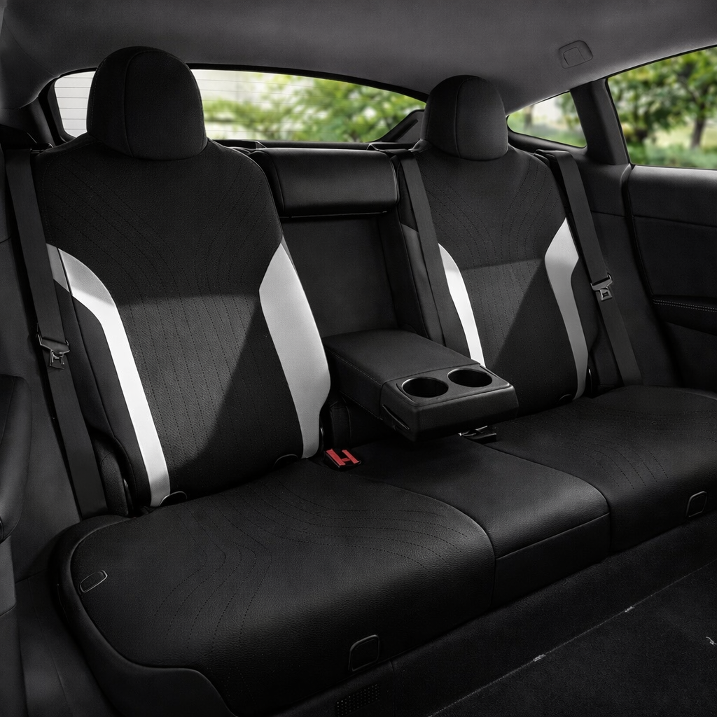 Voltique™ Suede Seat Covers – Model 3 / Model Y Custom Fit