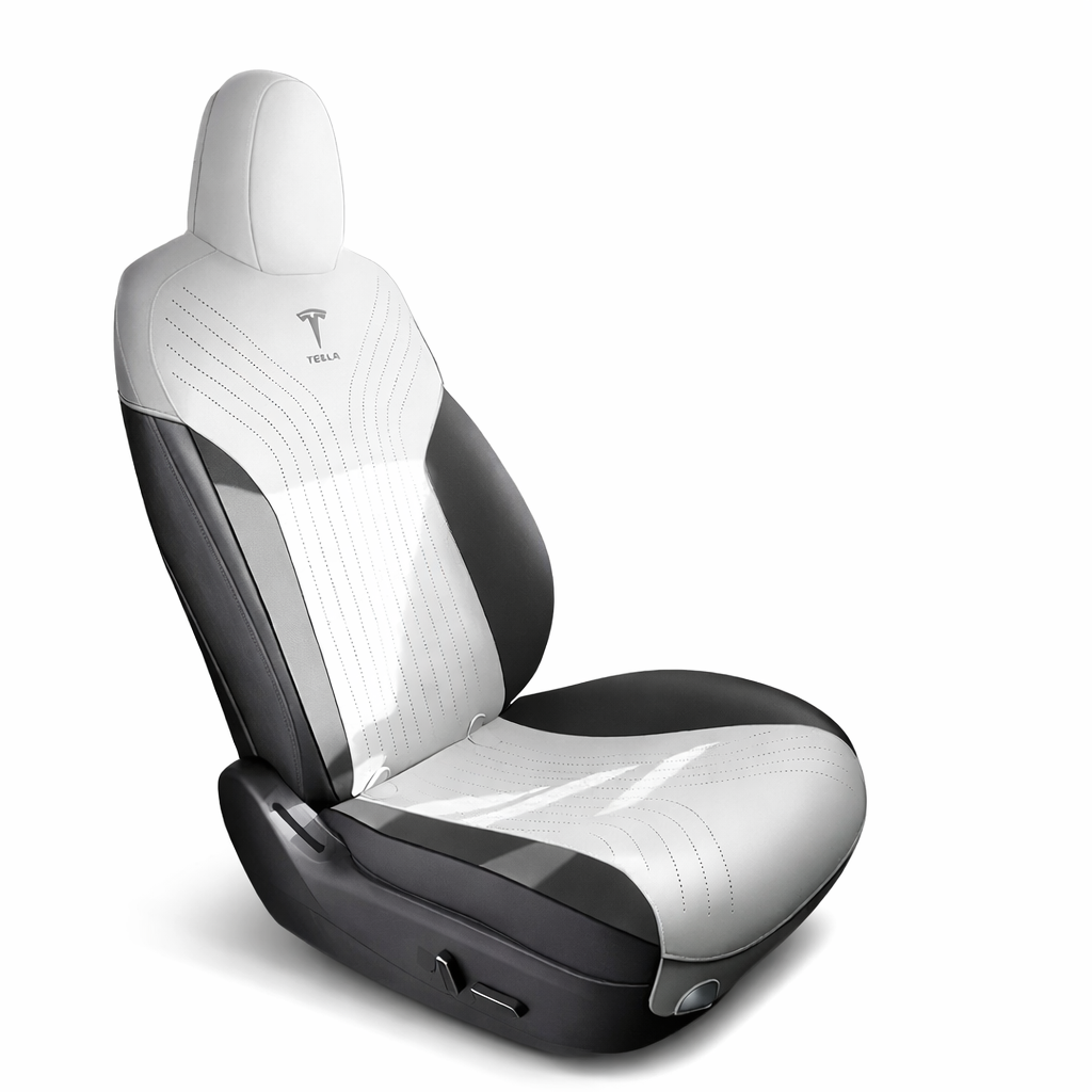 Voltique™ Premium Seat Covers for Tesla Model 3 & Model Y (2020–2024) – Full Protection, Custom Fit