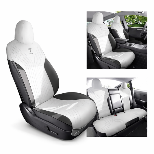 Voltique™ Premium Seat Covers for Tesla Model 3 & Model Y (2020–2024) – Full Protection, Custom Fit