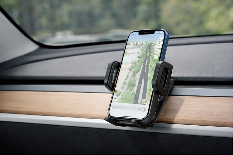 Voltique™ Air Vent Phone Mount for Tesla Model 3 & Model Y (2020–2024) – Secure, No-Slip Fit