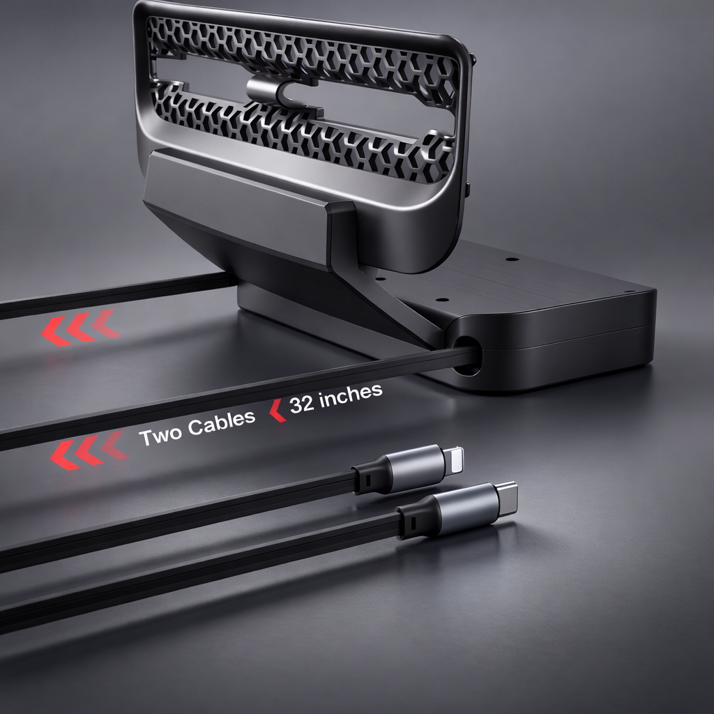 Voltique™ Rear Console Charging Dock – Model 3 / Model Y