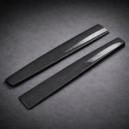 Voltique™ Carbon Fiber Dashboard Trim – Model 3 / Model Y (2-Piece)