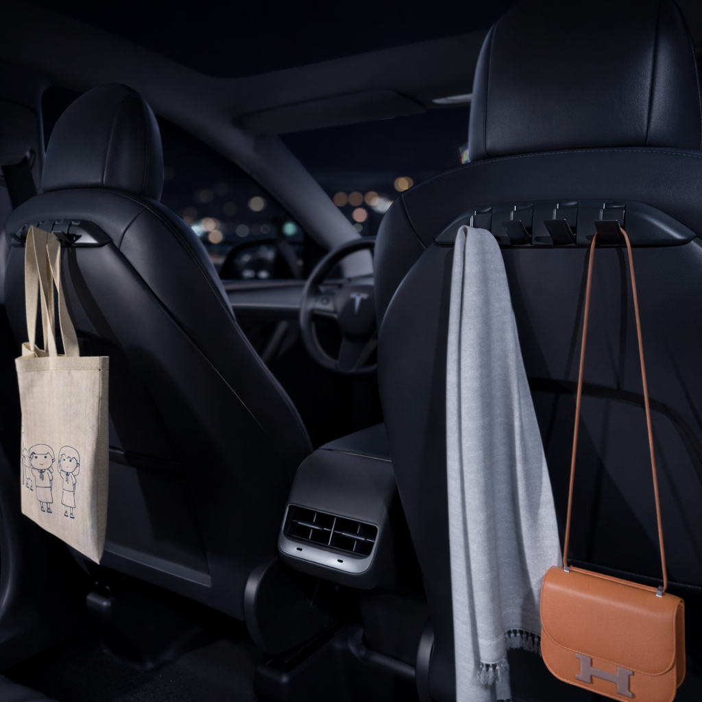 Voltique™ Seat Back Organizer Hooks – Tesla Fit